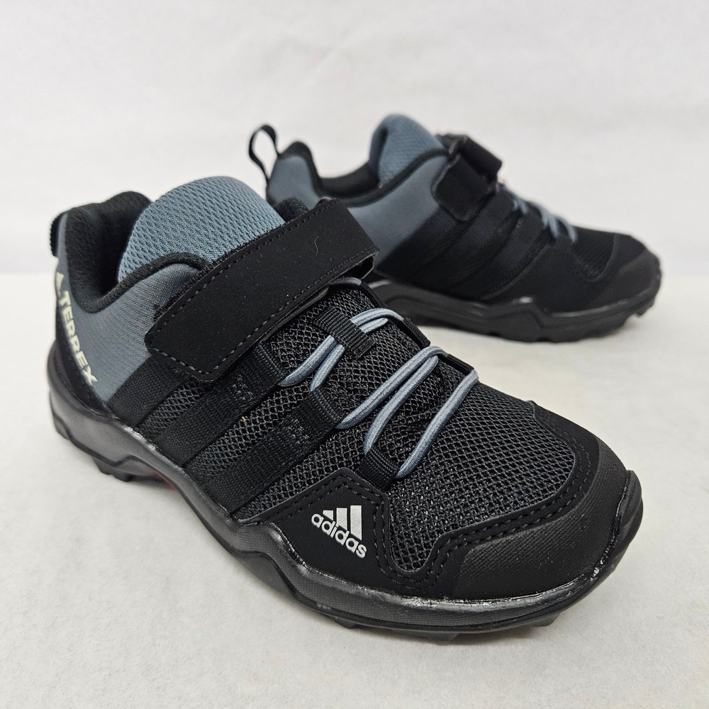 Adidas Terrex AX2R CF K Hiking Shoes BB1930 Black Grey Toddler Size 10.5K